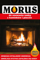 Morus - proszek do usuwania sadzy z kominków i pieców 0,9kg - 3 OPAKOWANIA środek do czyszczenia