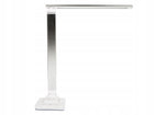 LAMPKA NA BIURKO LED BIURKOWA NOCNA KREŚLARSKA ALUMINIUM ŁADOWARKA 5 TRYBÓW ściemniana do nauki i pracy, biała 37,5 cm