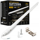 Lampa Sufitowa LED Warsztatowa Garażowa 120cm 36W 6500K mocna IP65 oprawa listwa hermetyczna do magazynu i piwnicy