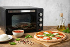 Mini piekarnik elektryczny prosciutto 20l 1280W ruszt uchwyt tacka pizza 20 l 1280 w czarny