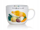 Kubek XXL zupa rosół z przepisem 730 ML banquet duży kubek 0,73l porcelanowy, naczynie na bulion, można myć w zmywarce