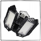 LAMPA 280W SUFITOWA LED E27 MOCNA SKŁADANA OŚWIETLENIE WARSZTATOWE ROBOCZE do garażu, piwnicy i magazynu, czarna oprawa