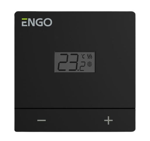 ENGO EASY-230B dobowy przewodowy regulator temperatury CZARNY 716