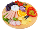 Deska obrotowa 30 cm do serwowania przekąsek pizzy serów patera + drewniana taca okrągła do wędlin, owoców i antipasti