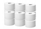 Papier toaletowy jumbo 2W Celuloza 100m x 12 rolek 1200m gruby biały higieniczny suchy do WC