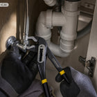 Szczypce Hydrauliczne Crownman Żabka do Rur 250 mm Ze Stali Węglowej klucz nastawny, narzędzie monterskie, instalacje