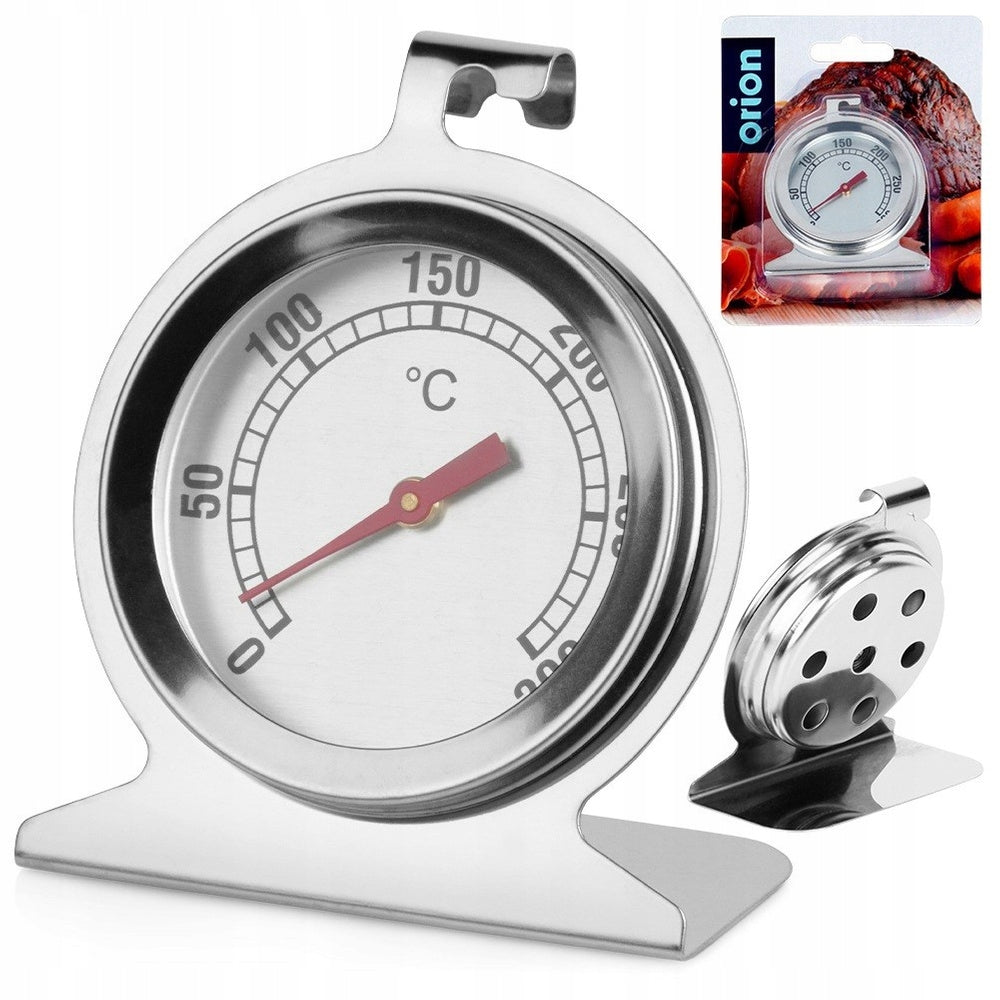 Termometr do piekarnika pieca wędzarni pieczenia stalowy kuchenny do +300°C wskaźnik temperatury, kontrola ciepła