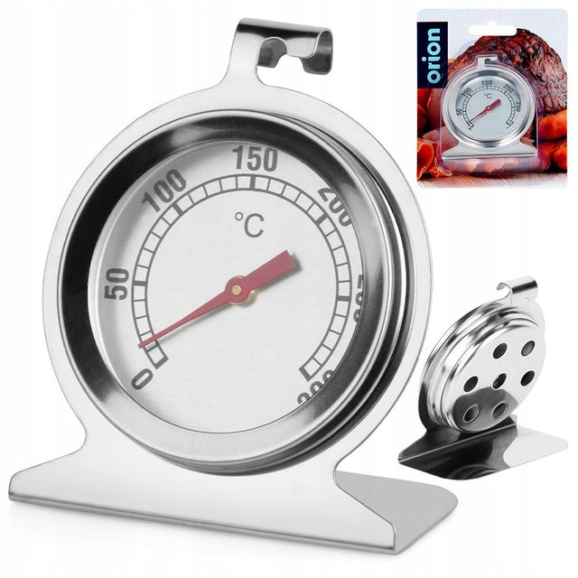 Termometr do piekarnika pieca wędzarni pieczenia stalowy kuchenny do +300°C wskaźnik temperatury, kontrola ciepła podczas wypieku