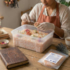 Silica GEL do suszenia kwiatów pochłaniacz wilgoci, żel krzemionkowy 1kg granulat regenerowalny, osuszacz 1400 ml