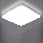 Lampa Sufitowa Plafon LED Łazienkowy Kwadratowy Nowoczesny 48W 6500K oprawa do wnętrz, zimna barwa światła, biała