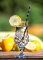 LAV FIESTA Zestaw Kieliszki komplet 6 szt Koktajl Pokale do piwa 390 ml szklane naczynia do drinków, można myć w