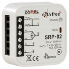 Sterownik rolet dopuszkowy SRP-02 Zamel inteligentny dom Exta Free moduł radiowy do żaluzji, 2 kanały, zasilanie