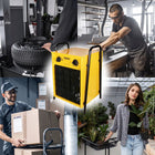 Nagrzewnica elektryczna farelka dmuchawa grzejnik mocna 9kW 400V +termostat piecyk nadmuchowy, ogrzewacz powietrza do