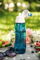 Butelka Filtrująca Na Wodę Bidon Aqualogis Aqua&Go Tritan - Granatowa 750ml niebieski