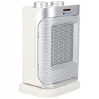 Termowentylator ceramiczny z oscylacją 1500W DA-T184CS descon dedra srebrny farelka elektryczna, grzejnik pokojowy z