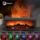 Nawilżacz powietrza kominek LED RGB dyfuzor aromaterapia timer + olejek nawilżacz ultradźwiękowy 10 w