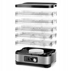 Suszarka do grzybów żywności owoców warzyw ziół termoobieg timer spożywcza dehydrator, 5 sit, 35–70°C, 450 w, domowe