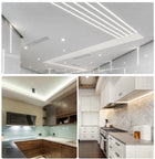 Taśma LED Neon COB 12V 5m 320 diod 6000K biała zimna homogeniczna 8mm rolka oświetlenie dekoracyjne do wnętrz