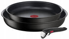 Zestaw patelnie TEFAL Ingenio Unlimited 22/26 RĄCZKA naczynia kuchenne z powłoką nieprzywierającą, do indukcji, gazu