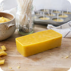 Wosk pszczeli 1 kg - naturalna żółta sztabka, czysty polski wosk do świec rękodzieło, zalewanie form, świece DIY