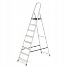 Drabina aluminiowa domowa jednostronna schodki higher 8 stopni 125kg do remontu i prac malarskich, podest 162 cm