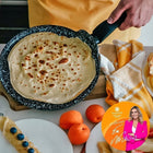 PATELNIA do NALEŚNIKÓW Ceramiczna Pancakes GAZ Konighoffer 26,5cm do crepes i placuszków, na indukcję i kuchenkę