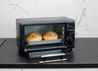Mini piekarnik elektryczny 10l - suszarka do grzybów rożno grill czasomierz 10 l 750 w czarny
