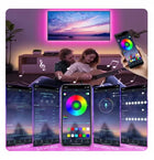 Taśma LED 4m TV Telewizora Podświetlenie RGB USB pilot Aplikacja bluetooth dekoracyjne oświetlenie ekranu