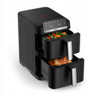 Frytkownica beztłuszczowa dwukomorowa tefal EY7528E0 10 l 2700 w Air Fryer czarny