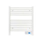 GRZEJNIK ELEKTRYCZNY ŁAZIENKOWY EcoRafa 300W DRABINKA TERMOSTAT SUSZARKA 531 mm 605 mm grzewcza biały