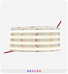 Taśma LED COB 12V 5m rolka 320 LED/m neon 4000K biała neutralna mocna IP20 pasek świetlny do podświetlenia wnętrz i