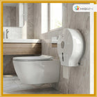 Podajnik Dozownik Pojemnik Papier Toaletowy Jumbo Biały Naścienny atest PZH uchwyt na rolkę, dispenser WC, zamykany, z