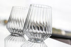 Szklanki Harmony 40 Lines Ryflowane DO NAPOJÓW wody soku6x300 ml Rastal do drinków, lemoniady i koktajli, bezbarwne