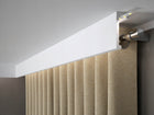 Listwa do zabudowy karnisza LED 10cm Mardom QL026 maskownica sufitowa, osłona szyny okiennej, polistyren, 100 mm x 240