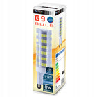 6x żarówka LED G9 8W biały ciepły 2700K 230V 500lm do żyrandoli rurkowe źródło światła do opraw oświetleniowych