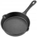 PATELNIA ŻELIWNA MAŁA 15cm INDUKCJA OGNISKO GAZ GRILL ŻELIWNY TALERZ TRWAŁA naczynie do smażenia, do piekarnika