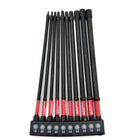 Zestaw 10szt. długie bity imbus HEX magnetyczne / udarowe 1.5-8MM 150mm końcówki sześciokątne do wkrętarki, mocowanie