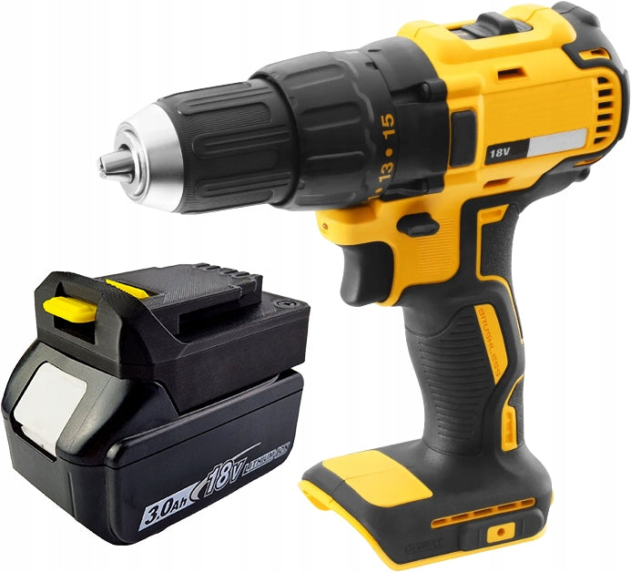 Adapter baterii Makita do narzędzi DeWalt 18V XR akumulator przejściówka konwerter zasilania, łącznik akumulatorowy do