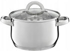 Ambition garnek berry indukcyjny stalowy duży tradycyjny na GAZ 24 cm 6,1 do zup i dań jednogarnkowych, pojemność 6,1 l