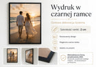 Fotoobraz w cienkiej czarnej ramie Foto obraz Twoje zdjęcie 40x60 60x40 własna fotografia, dekoracja do salonu