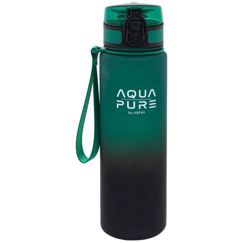 Bidon aqua pure BY astra 600ml green/black butelka na wodę, pojemnik na napoje