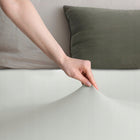 Restilo Prześcieradło jersey z gumką 100% bawełniane czesane 90x200 szare na materac do 28 cm, certyfikat oeko-tex