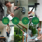 Myjka parowa parownica czyścik do okien MOP parowy 2000W 3,5bar duży Zestaw 0.45 l