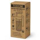Duży Spryskiwacz do oleju oliwy octu ciemne szkło dozownik 650ml rozpylacz atomizer kuchenny, butelka na płynne
