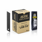 OLFA LBB-50 Ostrza Segmentowe Czarne 18mm 50szt - Oryginalne Excel Black wymienne wkłady do noża introligatorskiego