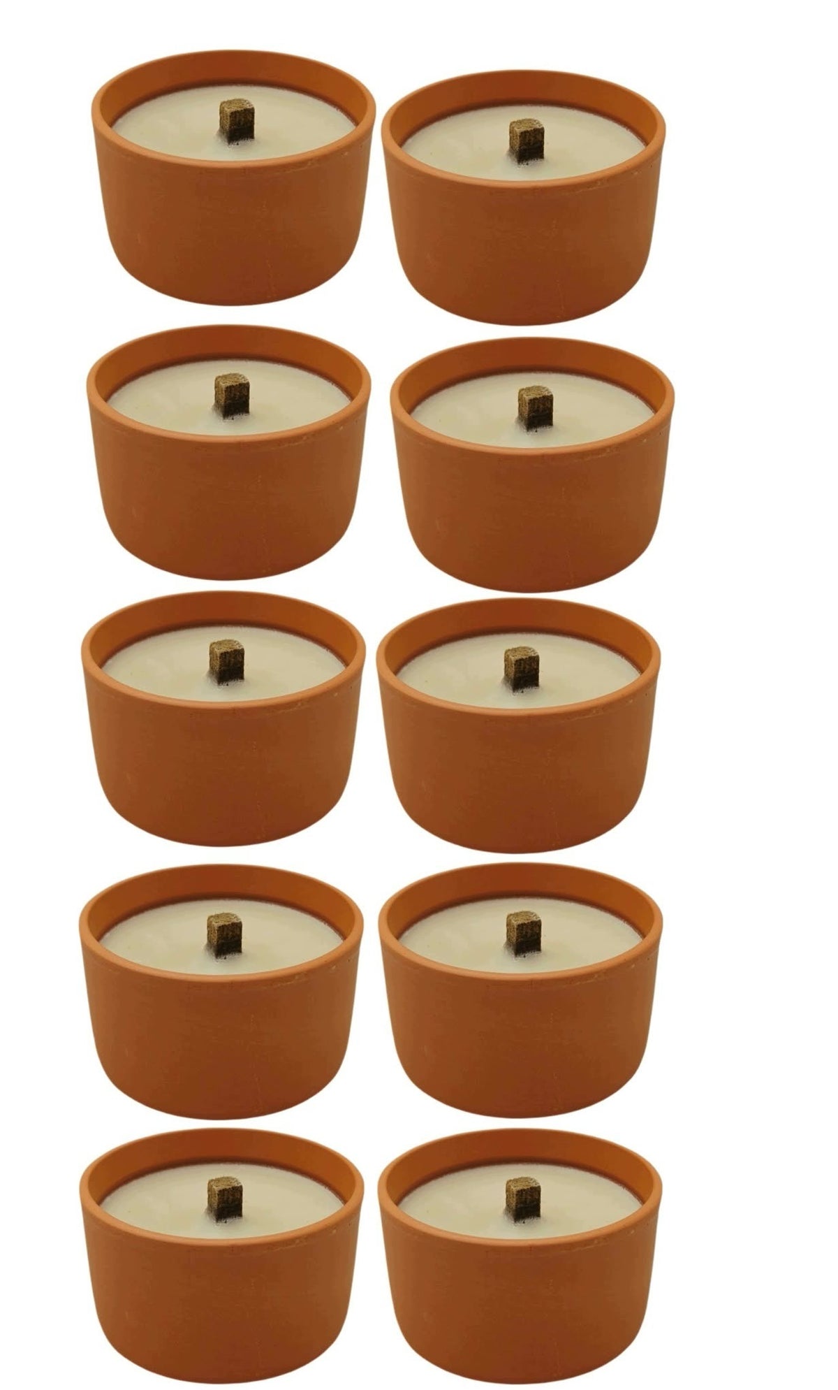 Znicz ceramiczny wichrowy gliniany 10,5 cm szturmowy 10 szt znicz gliniany na cmentarz, na grób, dekoracja na