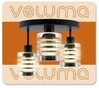 Szklana lampa sufitowa LED Elegancki żyrandol do salonu sypialni kuchni oprawa wisząca, 3 punkty świetlne, czarna