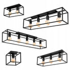 Nowoczesna lampa sufitowa żyrandol oprawa loft industrial e27 led horus wisząca metalowa, 1 punkt świetlny, max 60 w