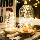 LAMPKI DRUCIKI 20 LED NA BATERIE KOREK DO BUTELKI 6 SZTUK