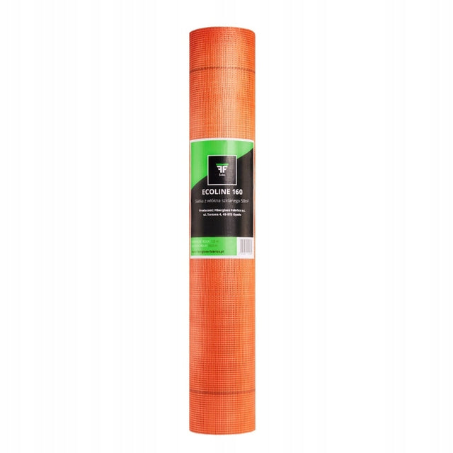 Siatka elewacyjna Fiberglass Fabrics 50 m² 160 g/m² ocieplenie do systemu etics, wzmacniająca podtynkowa z włókna szklanego, rolka 50 metrów